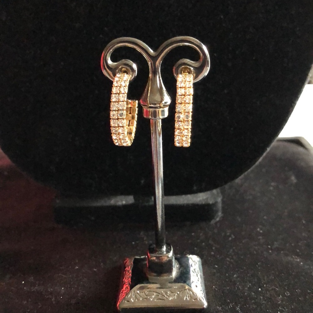 Crystal Hoops - Picture 3 of 5